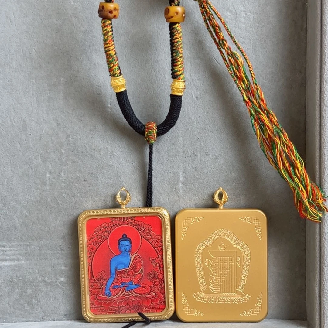 吊坠姝*单面铜壳药师