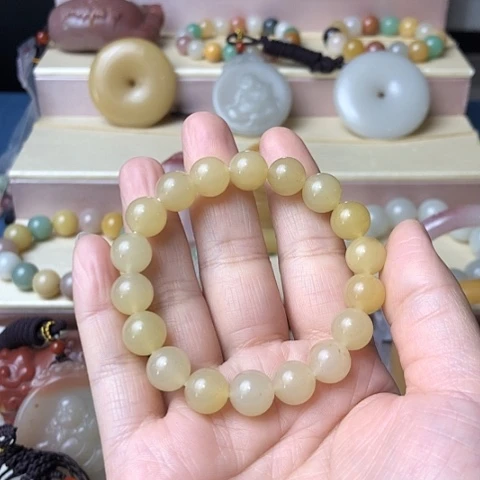 石英质玉未镶嵌手链