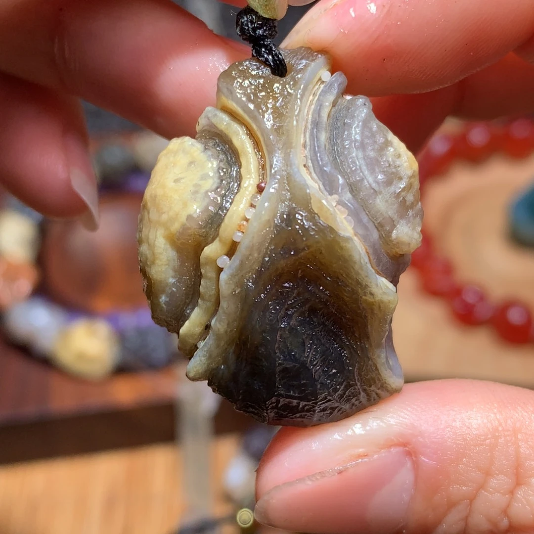 未镶嵌玛瑙/玉髓珠宝半成品