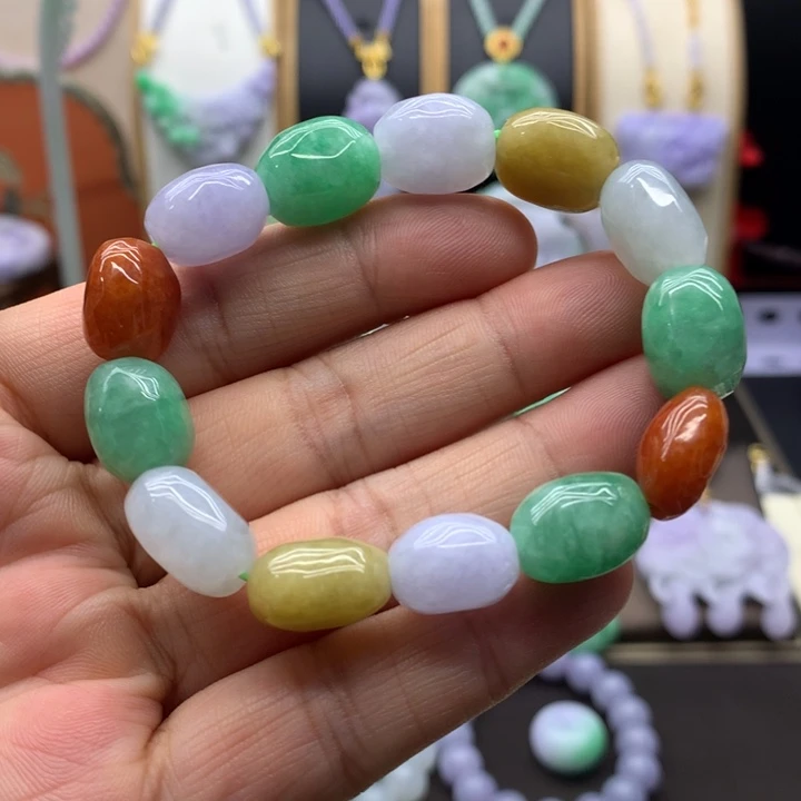 未镶嵌手链翡翠翡翠手链
