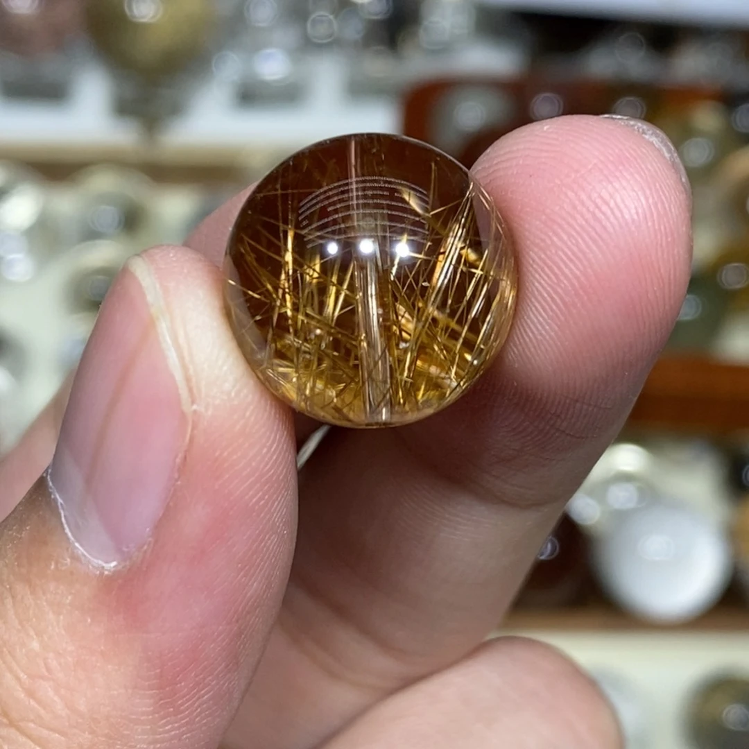 水晶圆珠16.4mm未镶嵌水晶