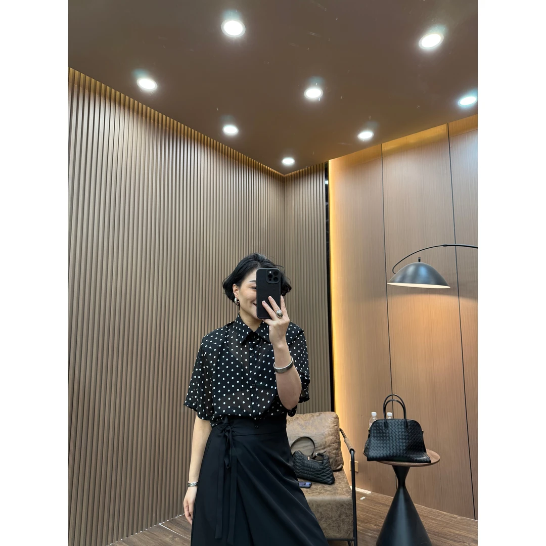 美丽定制极简百搭半袖衬衣160斤以内