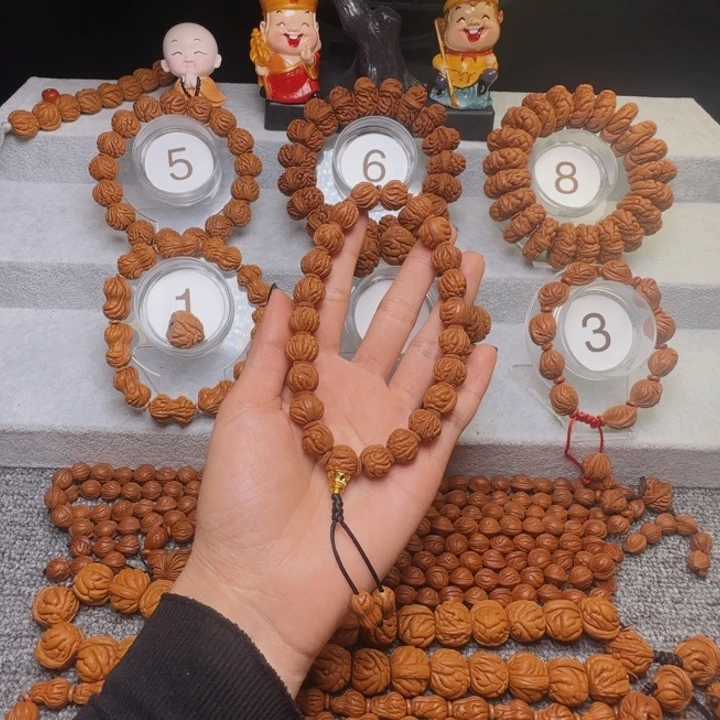 手串桃核金豆手串