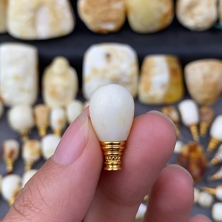 琥珀未镶嵌裸石12三通c643