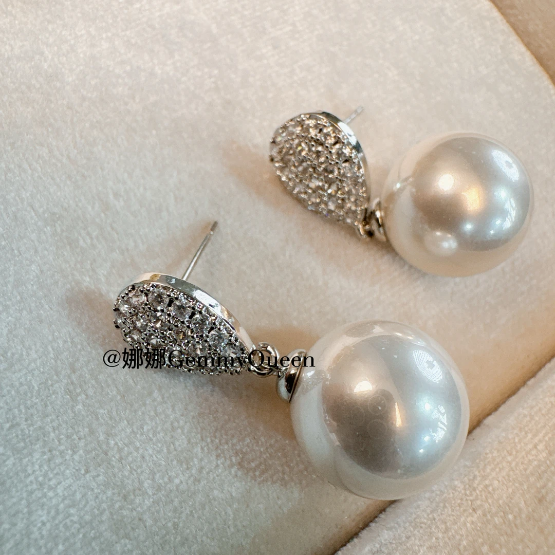 铜合金合成锆石耳饰 娜娜GemmyQueen耳环GQ09186