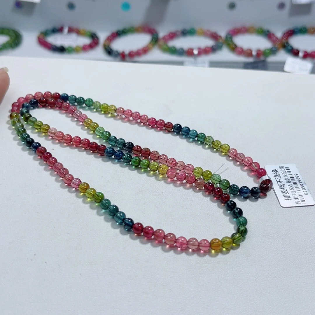 未镶嵌手链碧玺多样性发一条