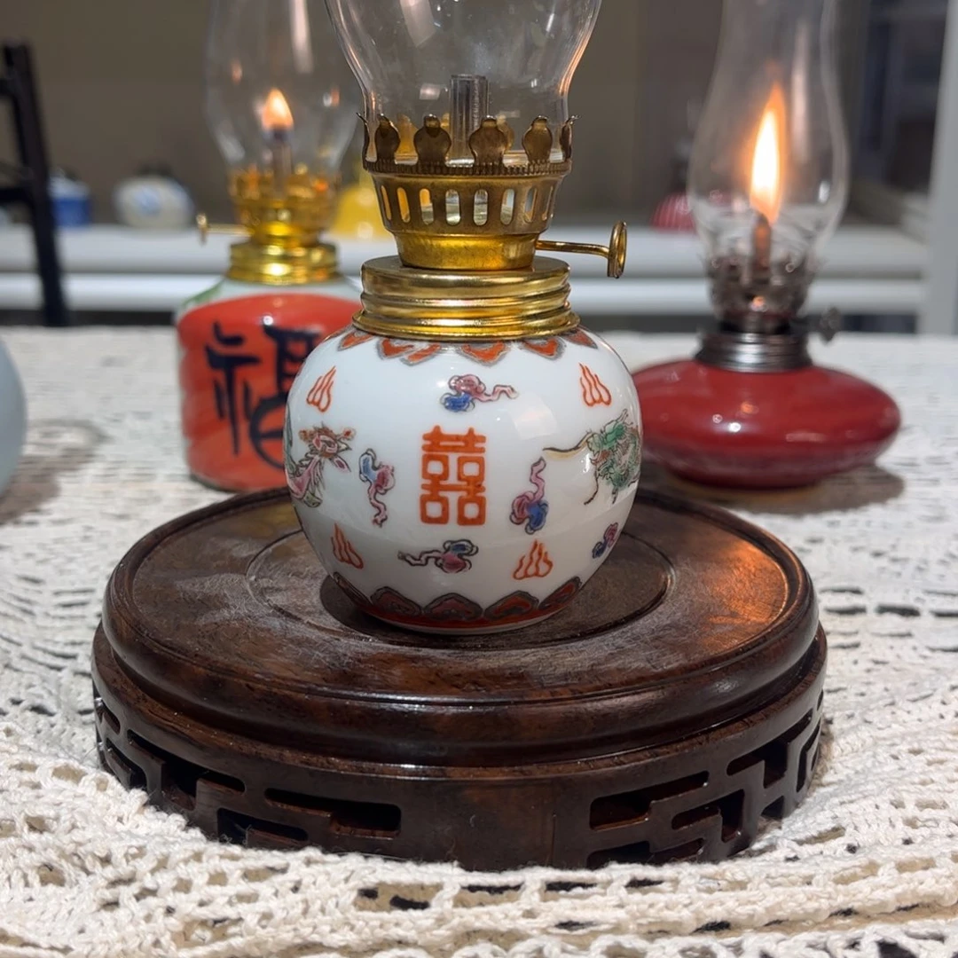 摆件景德镇陶瓷香薰灯