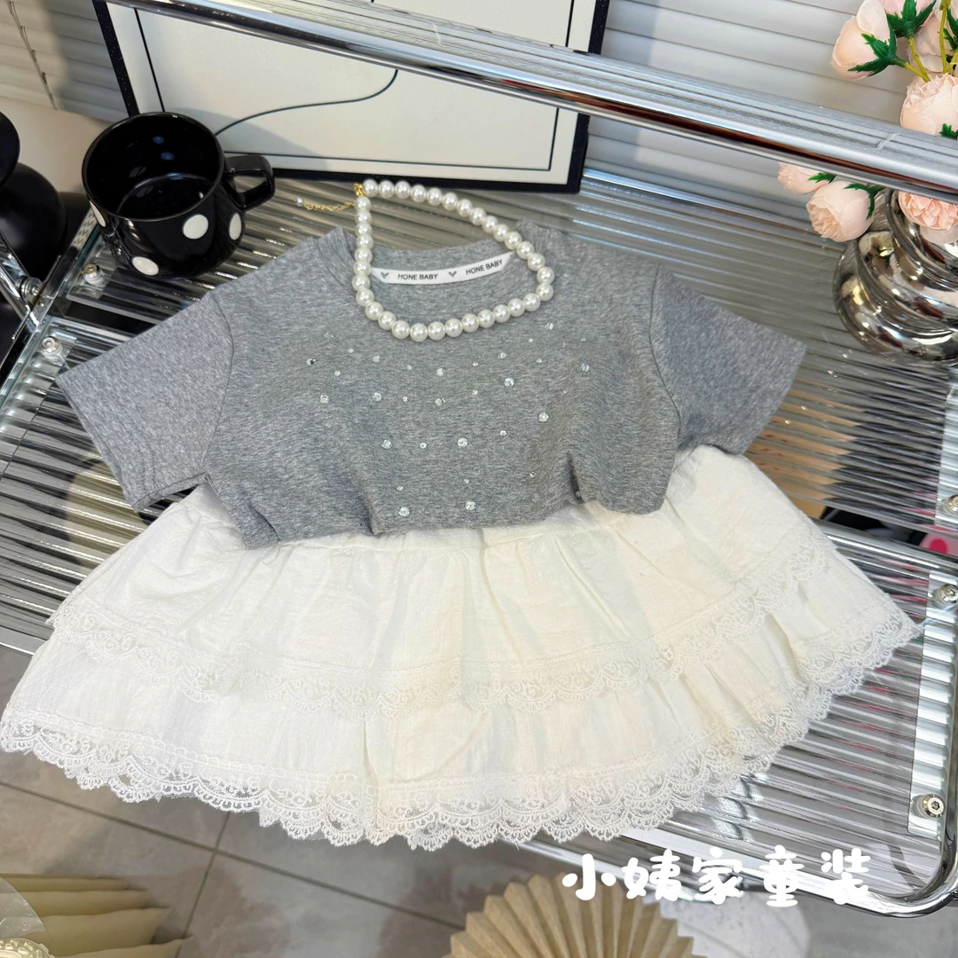 女童短袖T2025儿童夏季新款男女童纯棉T恤短袖