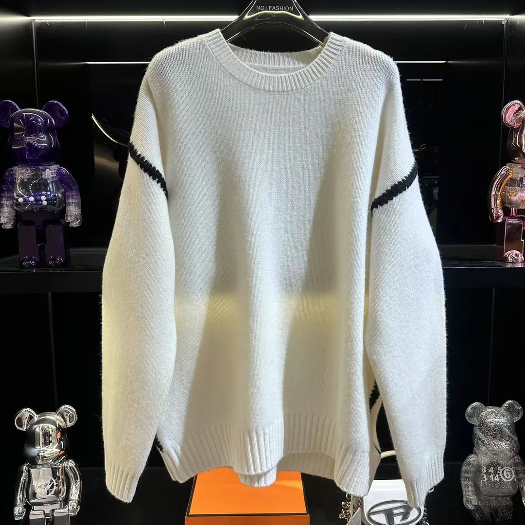 【DAXIU轻奢】秋冬明星同款星子套头针织衫-9133