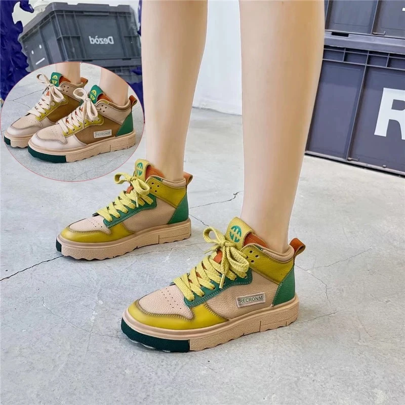 女生韩版休闲百搭高帮板鞋5258-80211