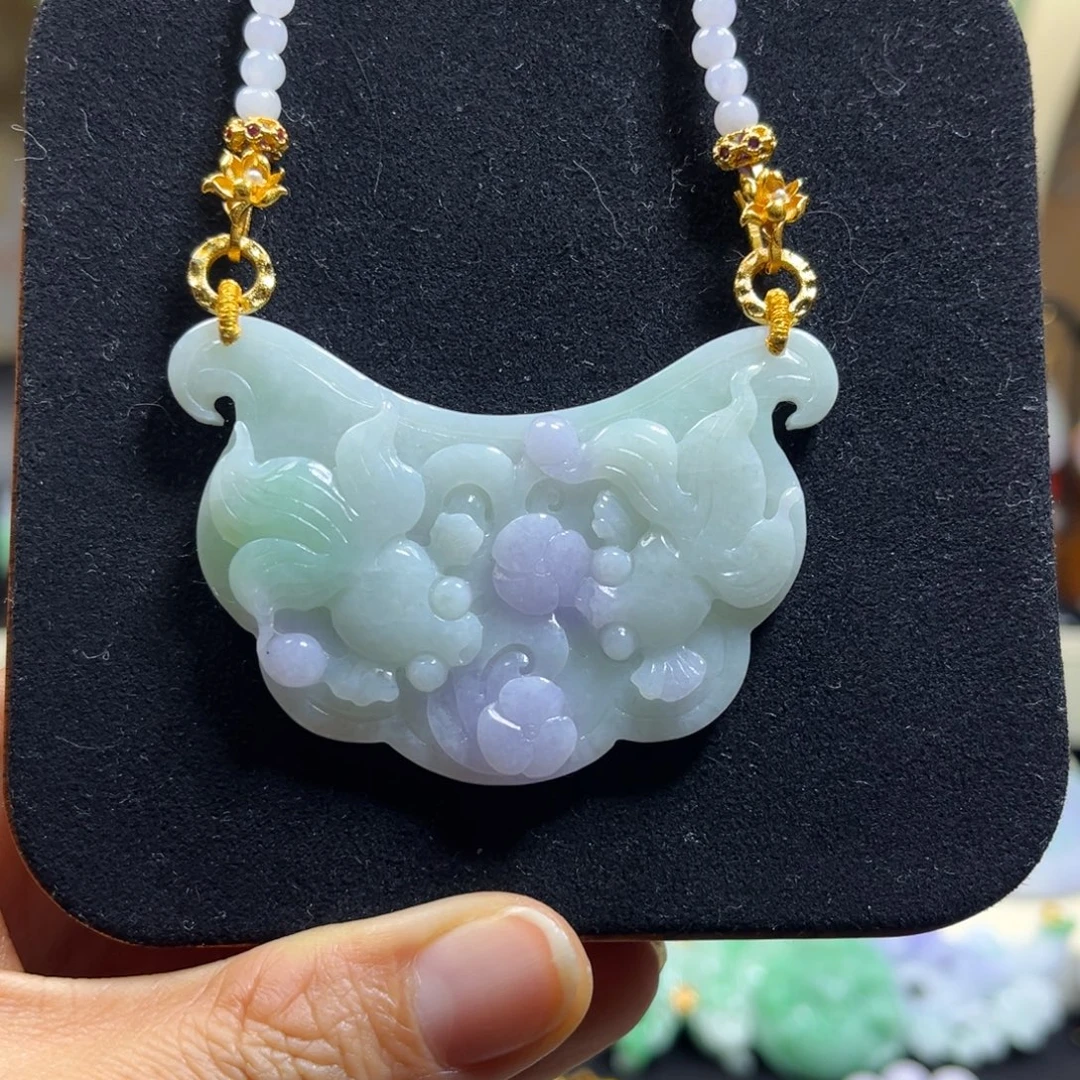 翡翠未镶嵌颈饰天然翡翠