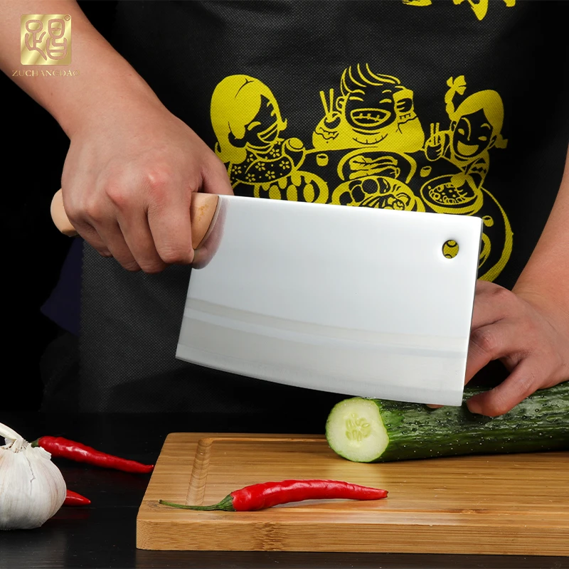 锋利不锈钢厨房刀菜刀家用切菜厨具刀具厨师厨房切片商用锻打片刀