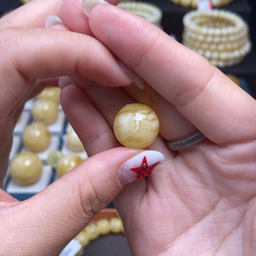 蜜蜡未镶嵌珠宝奇石15.3mm