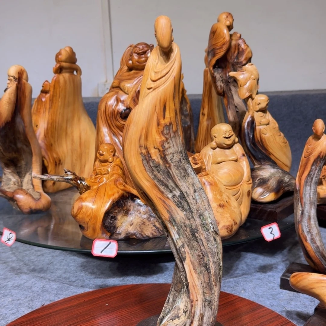 柏木崖柏手把件摆件