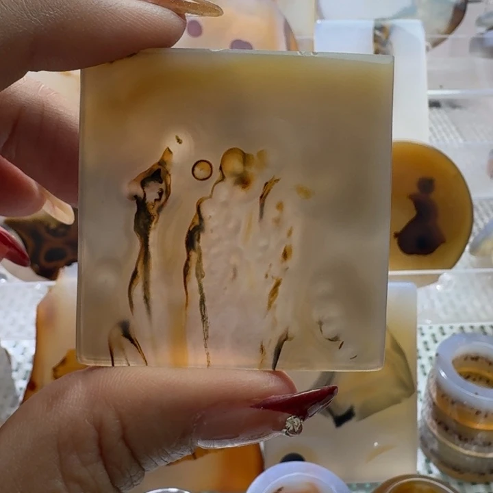 玛瑙/玉髓未镶嵌项链