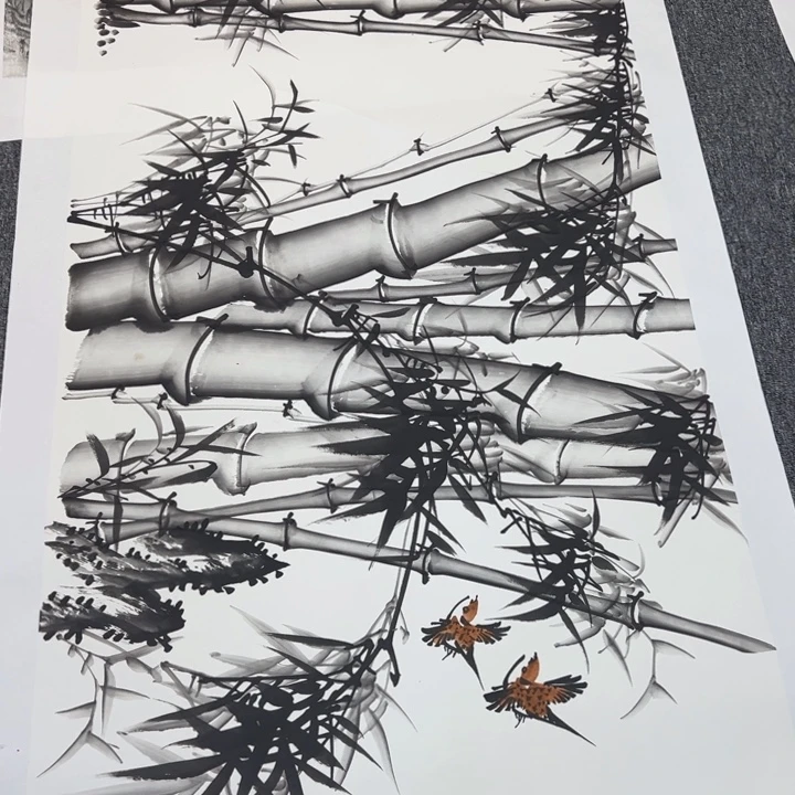 手绘作品双十一放大漏