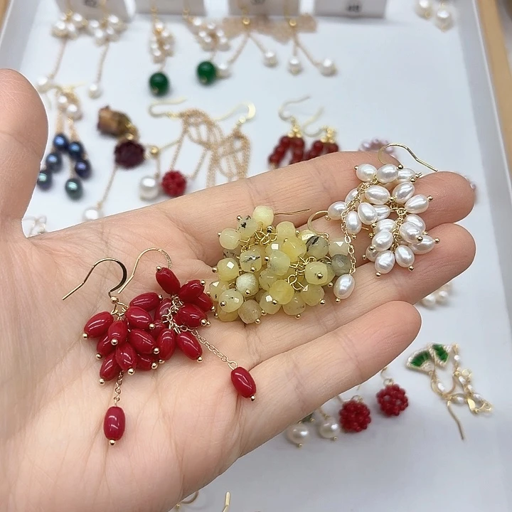 淡水珍珠发饰银S925镶嵌