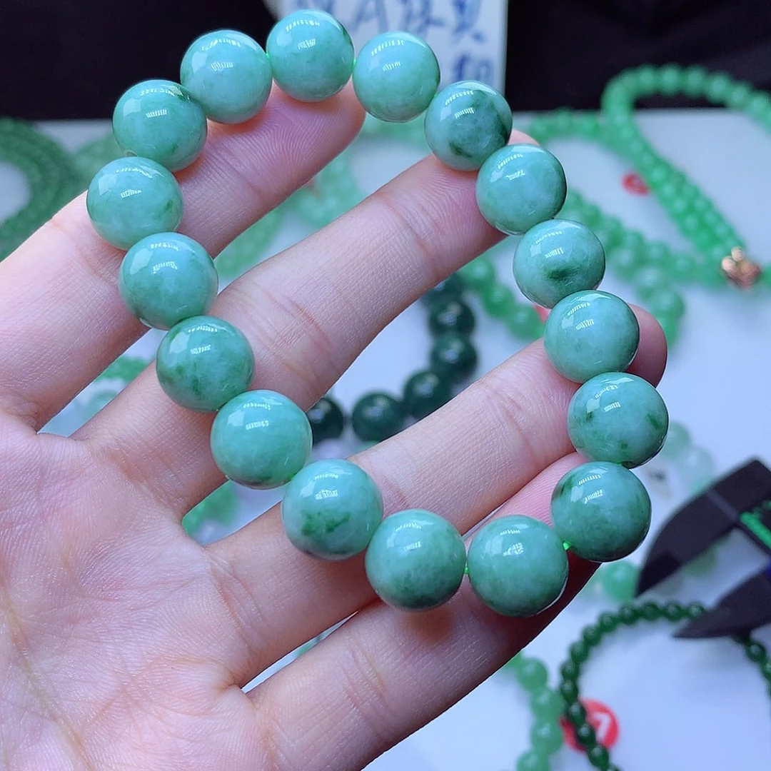 翡翠毛衣链未镶嵌