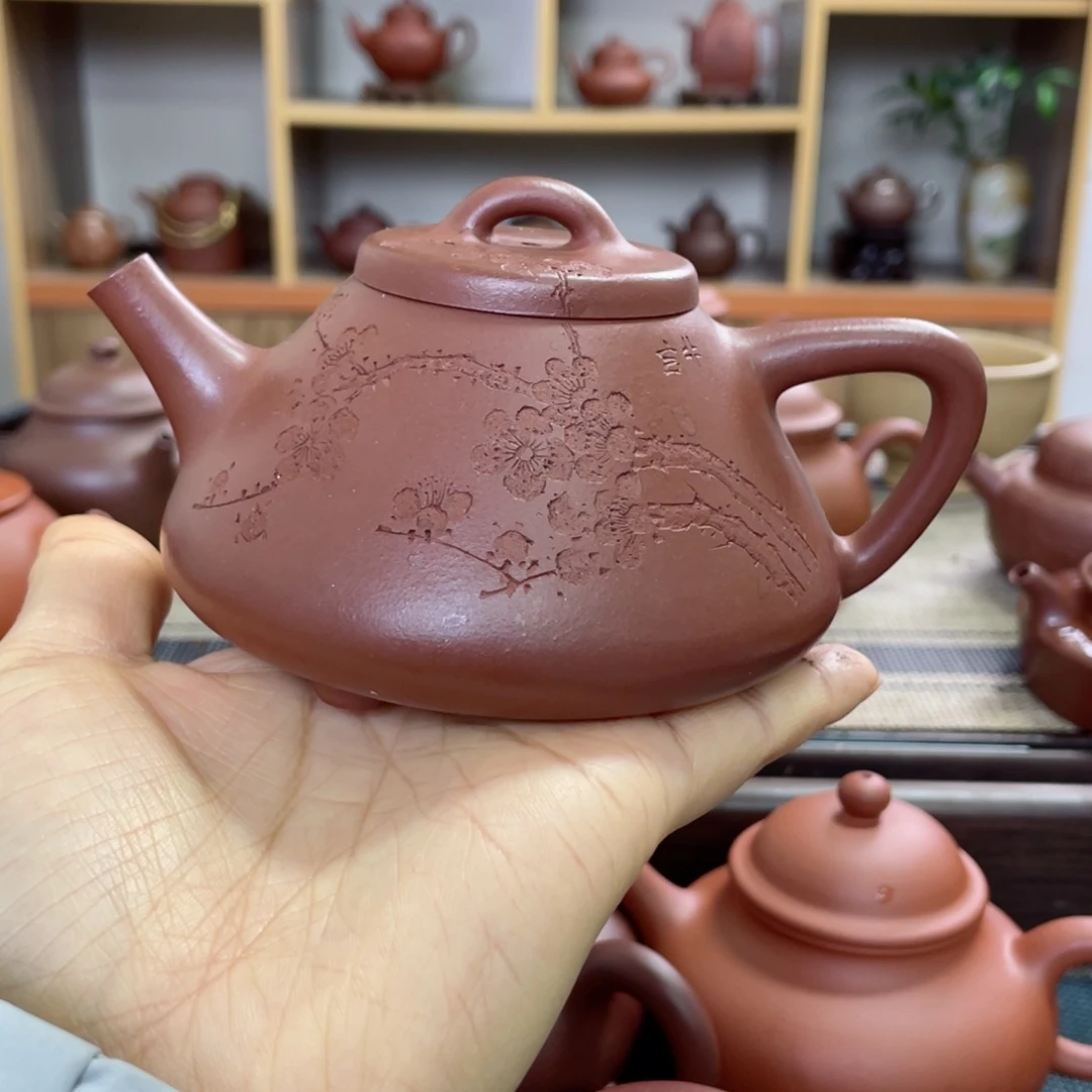 紫砂茶壶党石瓢子冶。