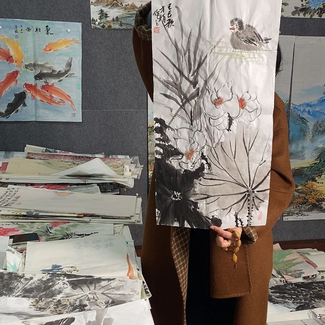 国画手写手绘国画作品61