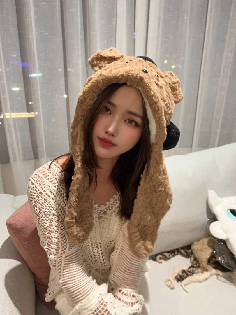 服饰冬季学生可爱显脸小加厚保暖骑车防寒护耳雷锋帽