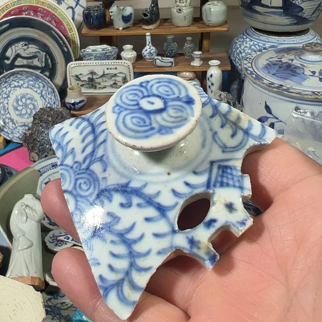 摆件陶瓷片标本，全场包邮