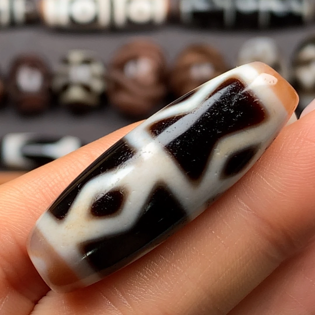 玛瑙/玉髓未镶嵌玛瑙天珠锁骨链项链