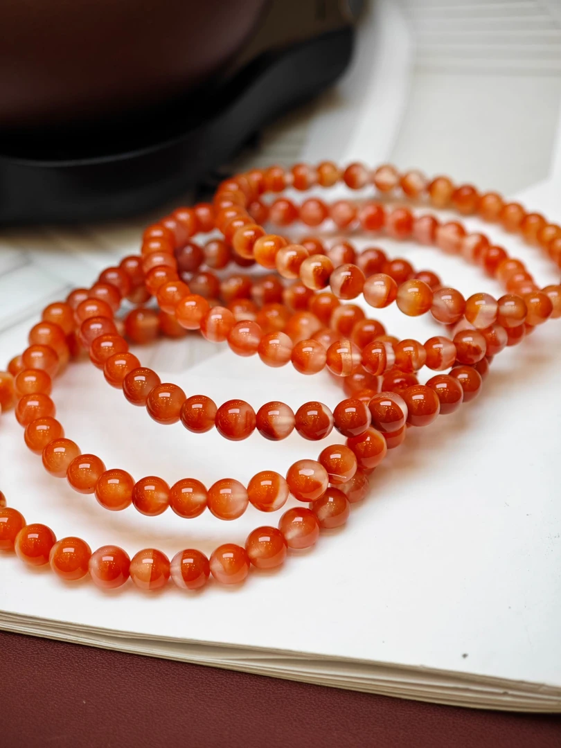 南红手串简洁气质百搭多样性发货一件