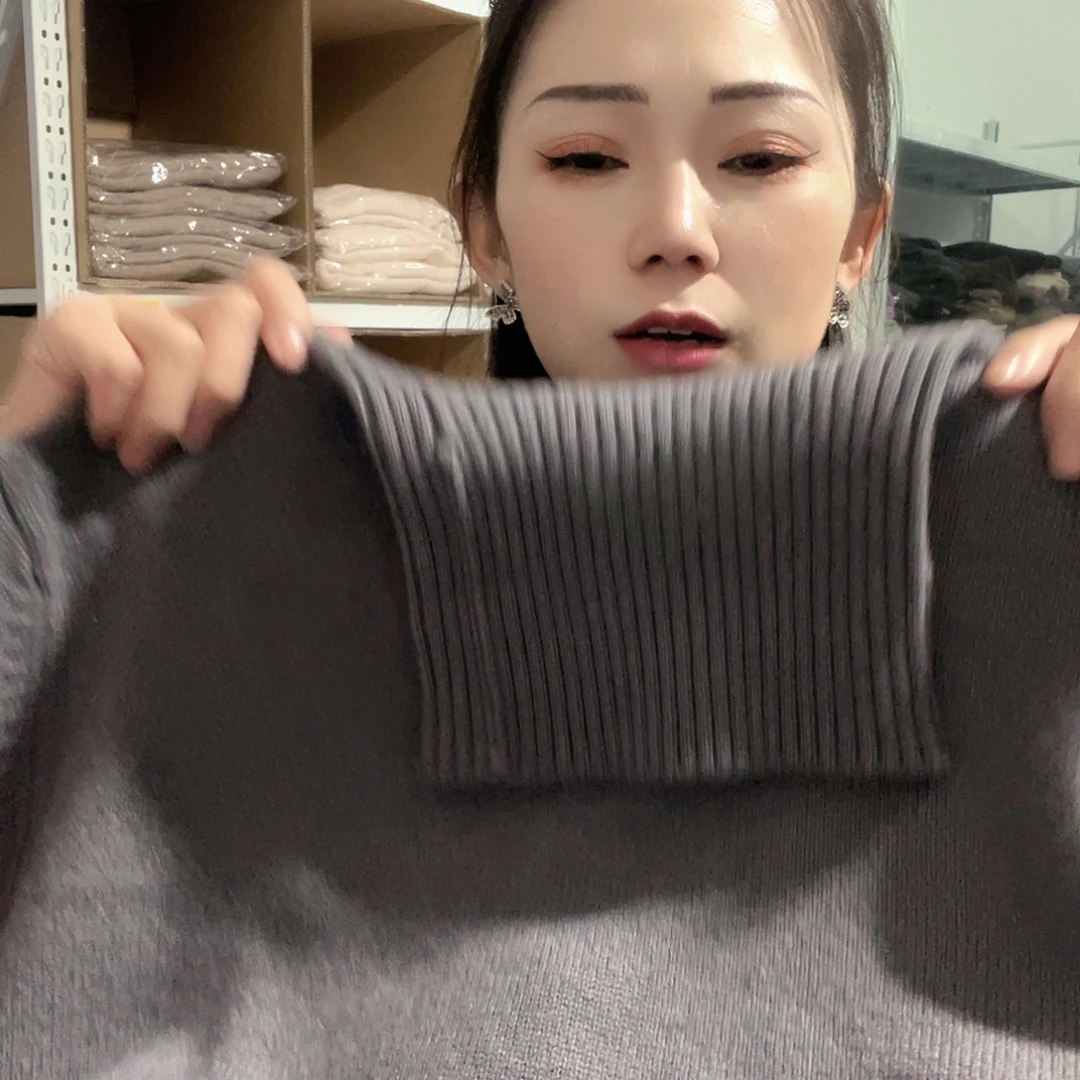 男士大象灰高反领胸围105