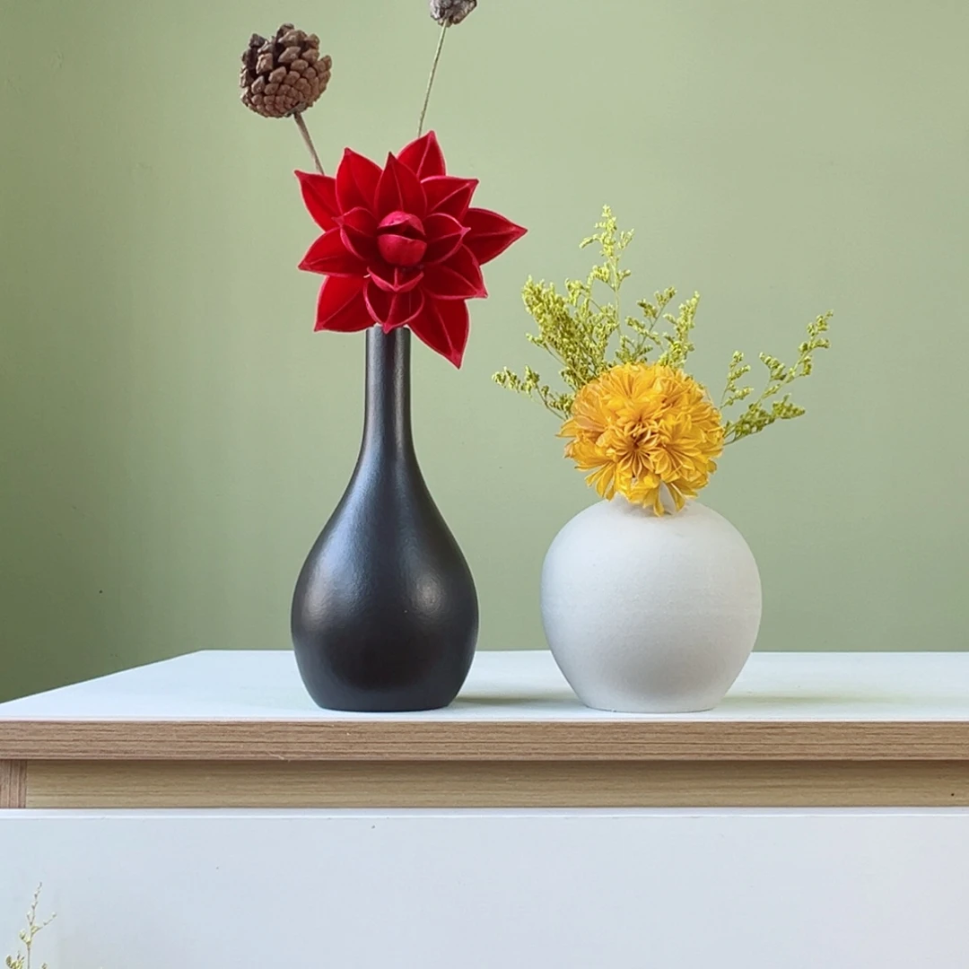 摆件花瓶带花高度20-30厘米左右