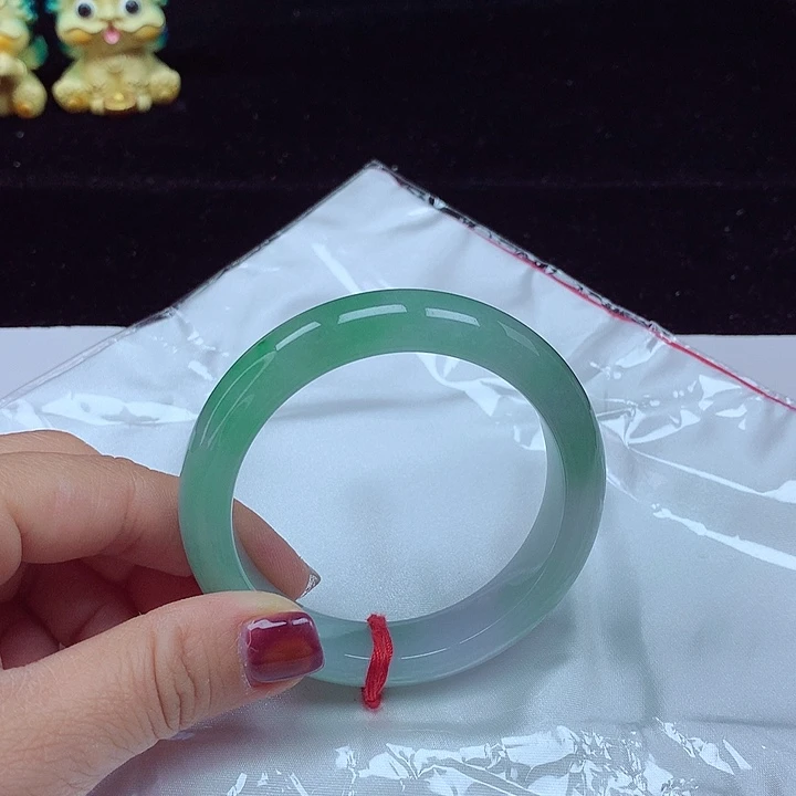 未镶嵌手镯翡翠圈口55