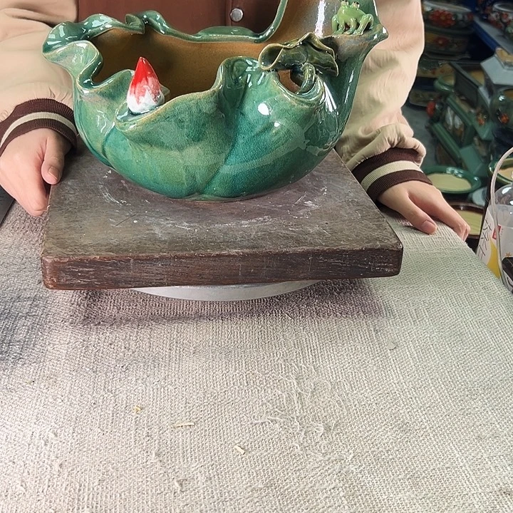 泳坤堂石湾花盆陶瓷