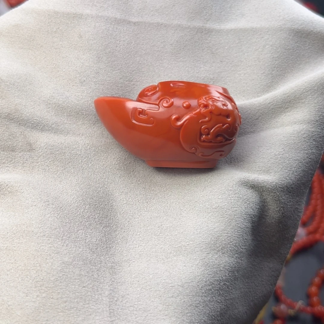 南红玛瑙未镶嵌颈饰