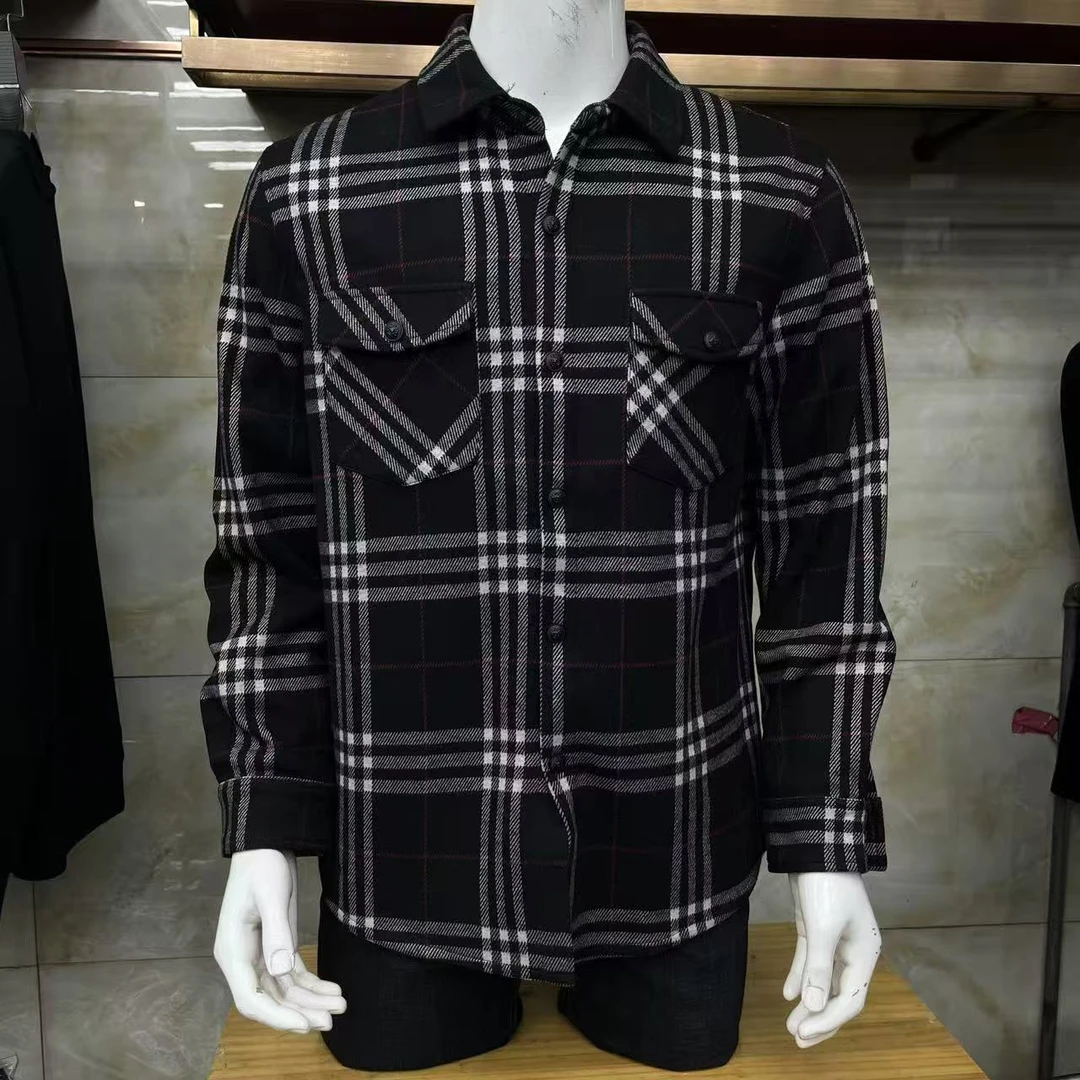 卫衣男装2025秋季春秋冬男士时尚百搭衬衫宽松潮流上衣 8820-1