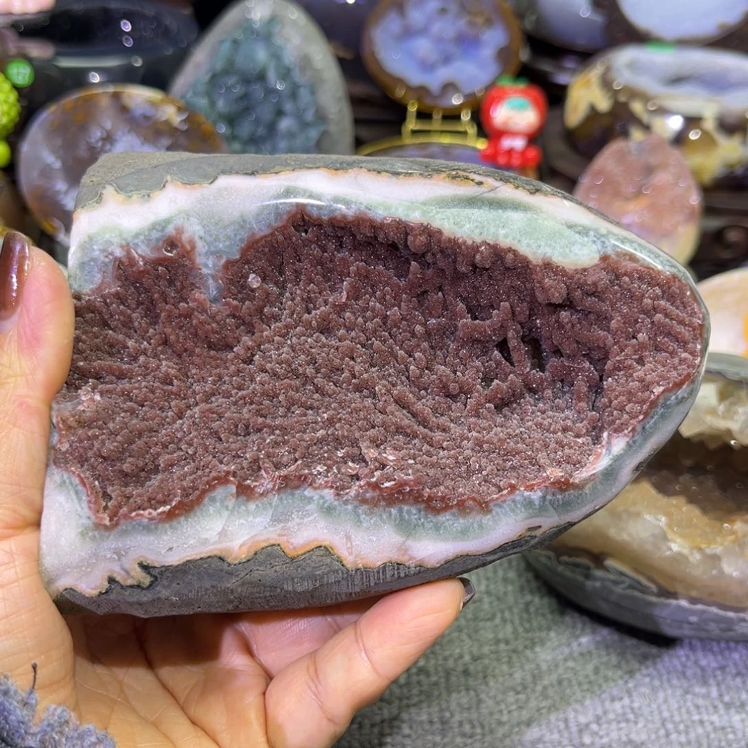 未镶嵌摆件紫晶水晶