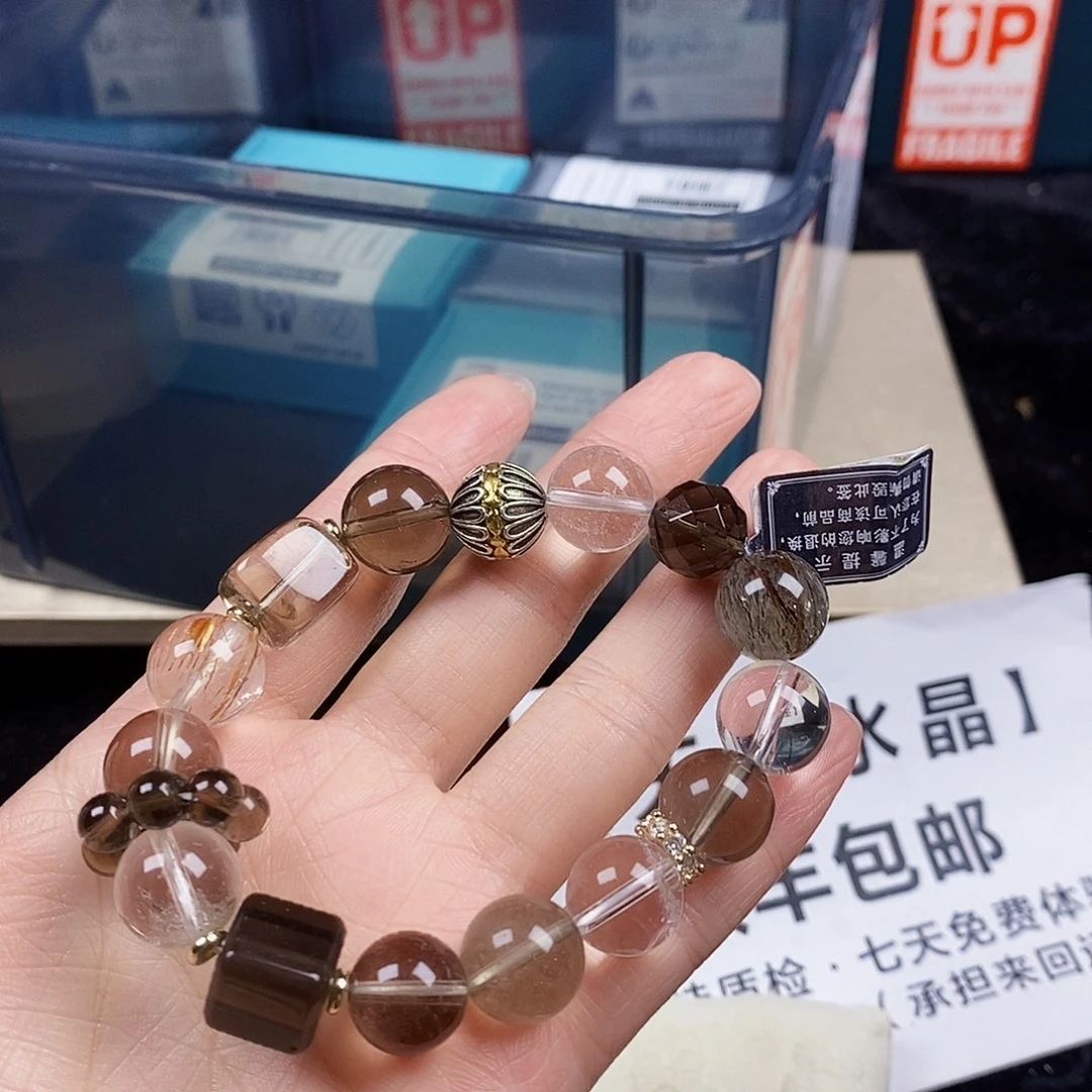 银S925镶嵌水晶手链