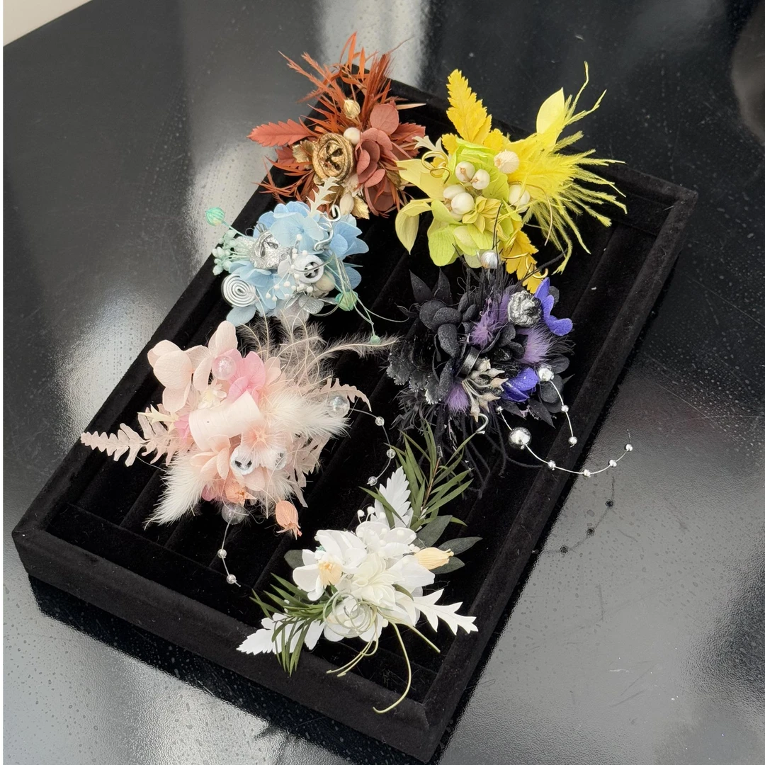 永生花戒指婚戒送女朋友爱人闺蜜浪漫森系戒指花情侣求婚订婚对戒