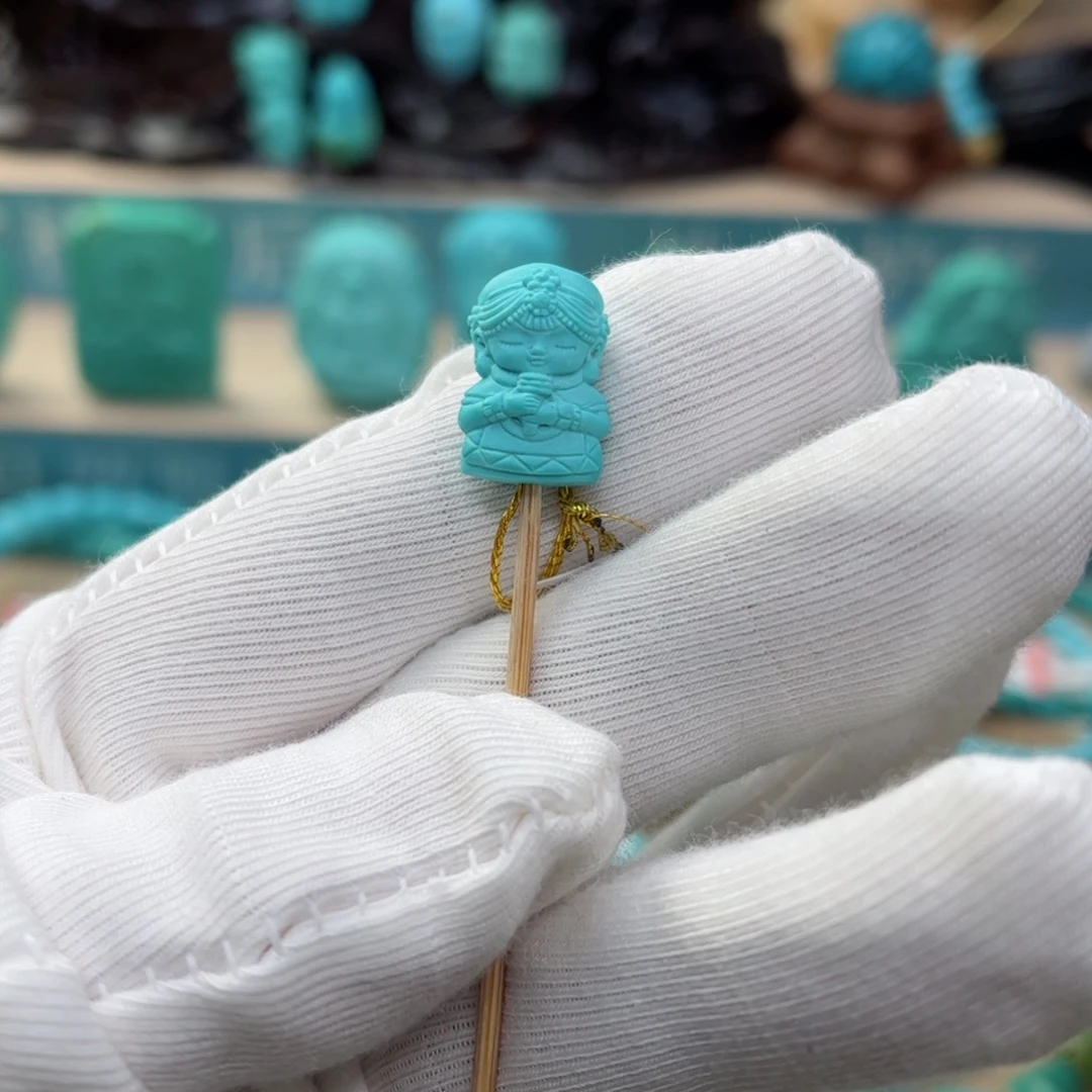 绿松石扎吉拉母未镶嵌