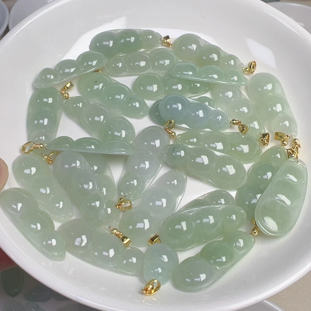 翡翠散珠大豆子一颗