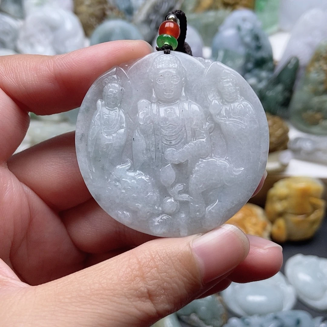翡翠未镶嵌颈饰翡翠