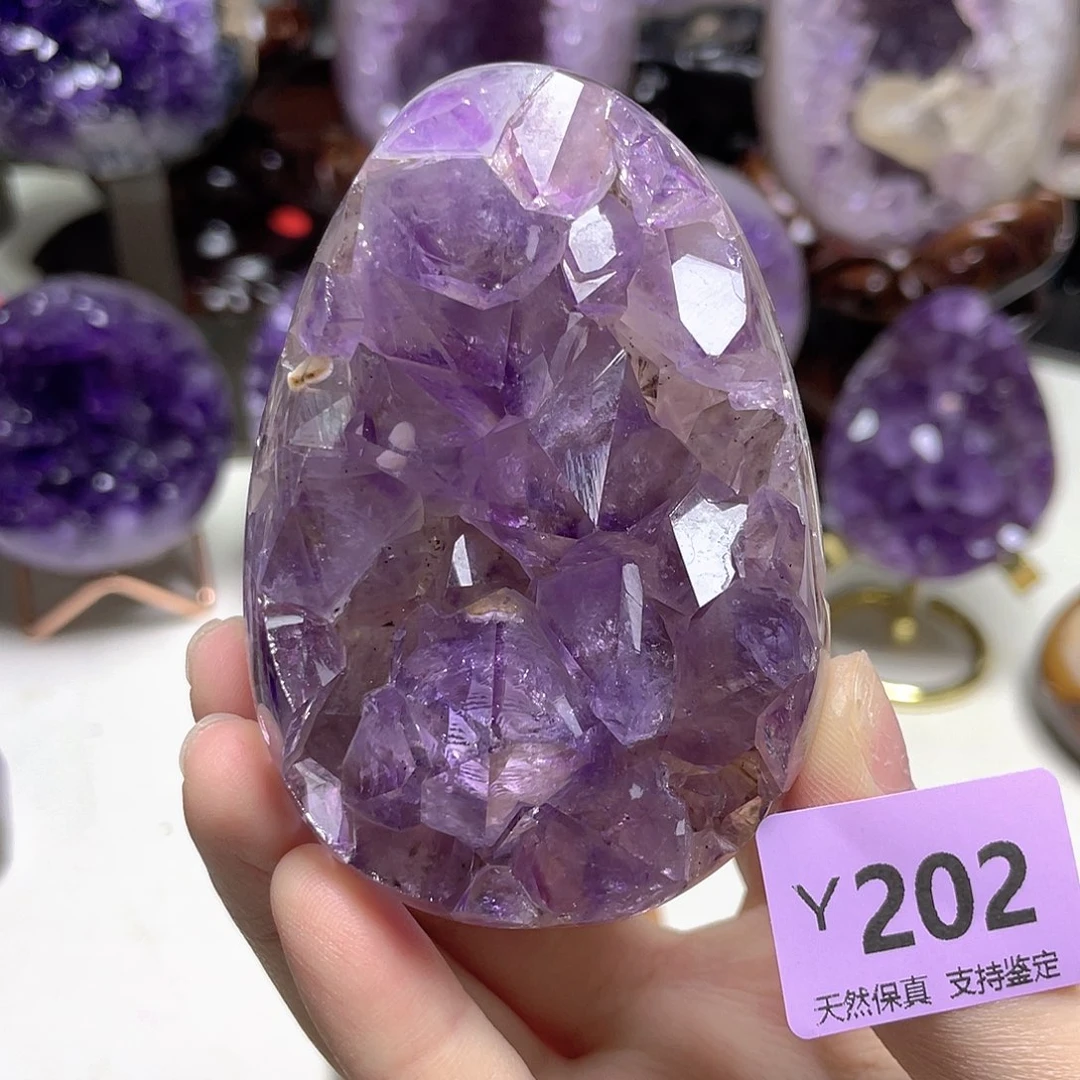 紫晶未镶嵌珠宝半成品