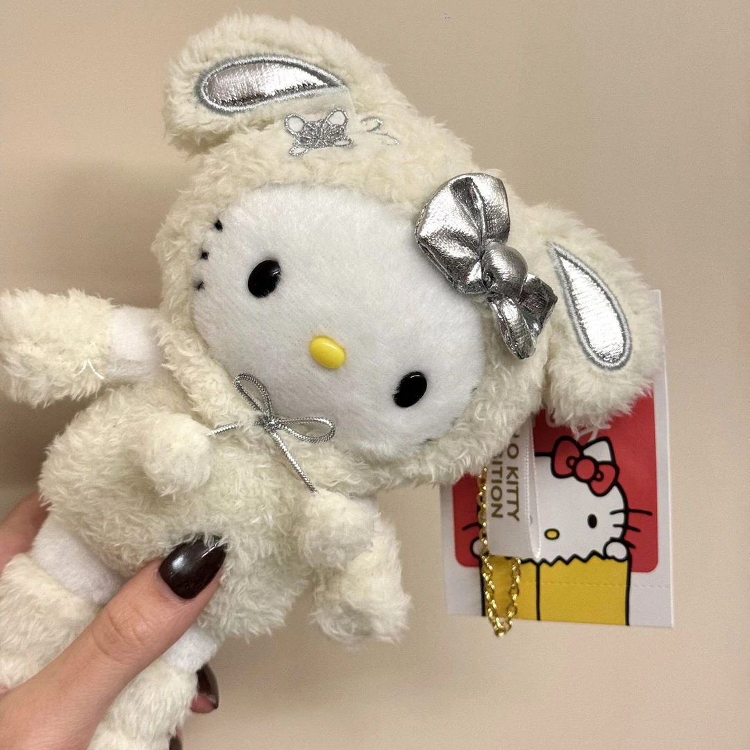 【京都限定】Hello Kitty 长腿雪兔Kitty钥匙扣玩偶