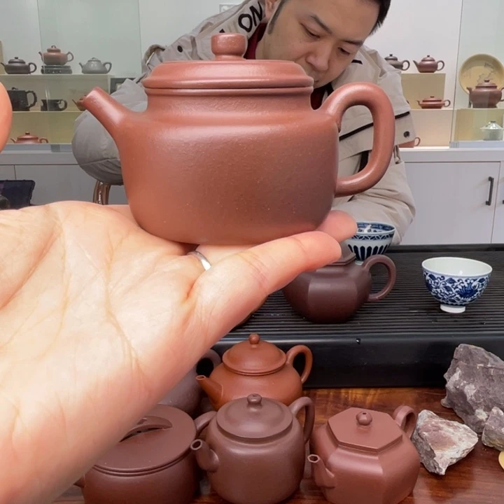 紫砂茶壶国工顾晨静半手小德中