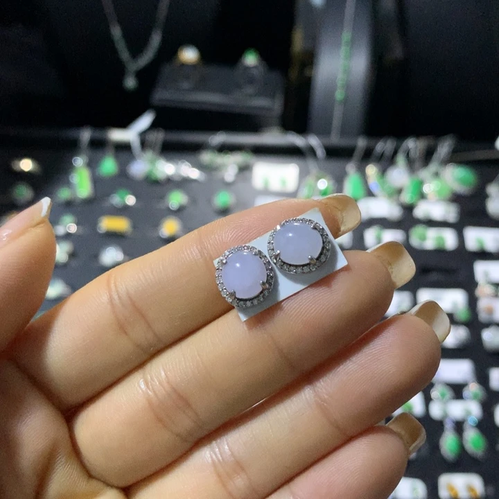 翡翠银S925镶嵌戒指
