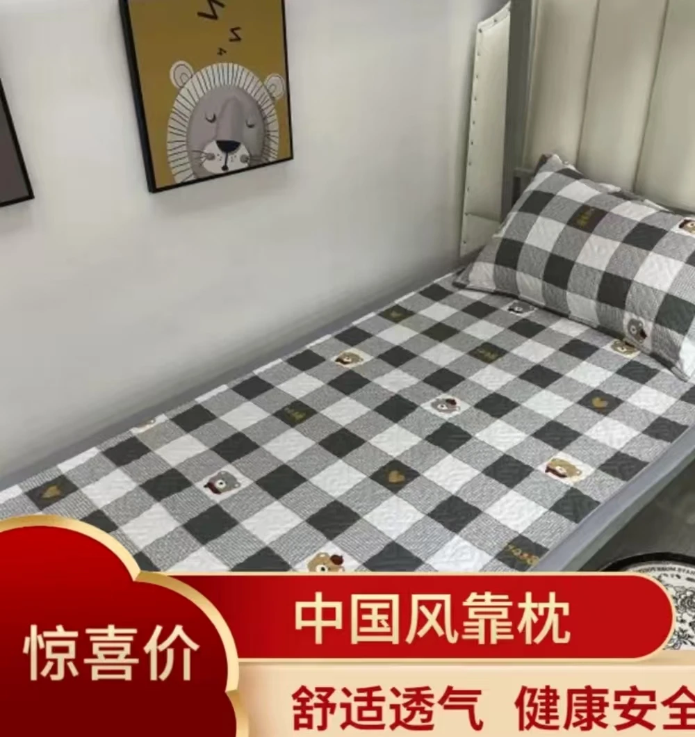 学生上下铺床 绗缝工艺 四季通用床盖吸汗透气防滑宿舍单人床