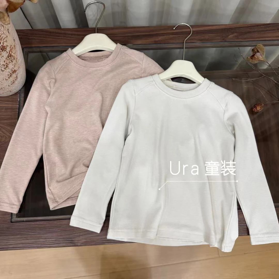 URA【棉花糖】巨舒服秋款打底衫上新女童中大童亲子-UT25846