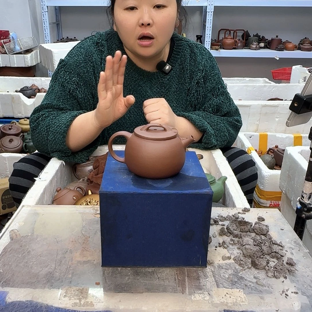 茶壶紫砂宜兴紫砂壶瑕疵处理