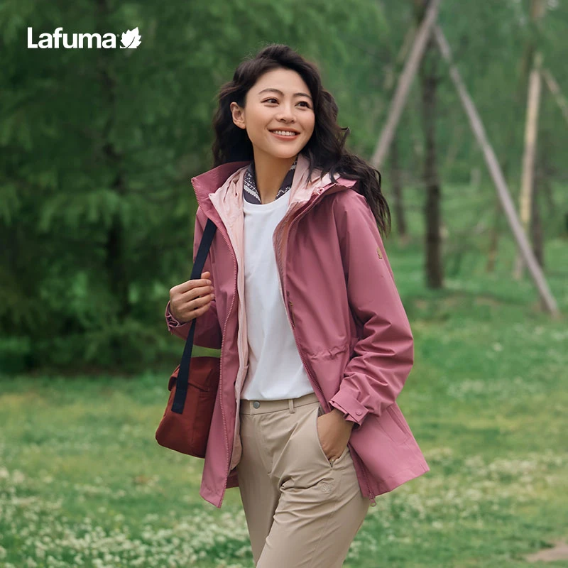 LAFUMA乐飞叶户外25防水防风冲锋衣II徒步女士夹克外套LFJA5AS62