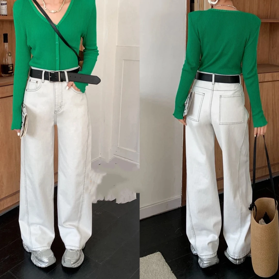 2025女裤弯刀裤2455