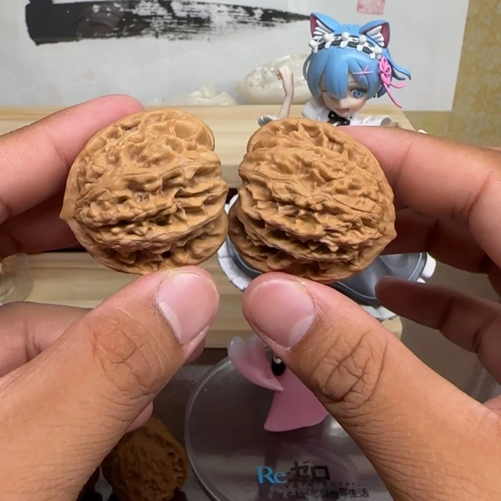 文玩核桃把件X100霞云岭39全品无修白茬天使之翼